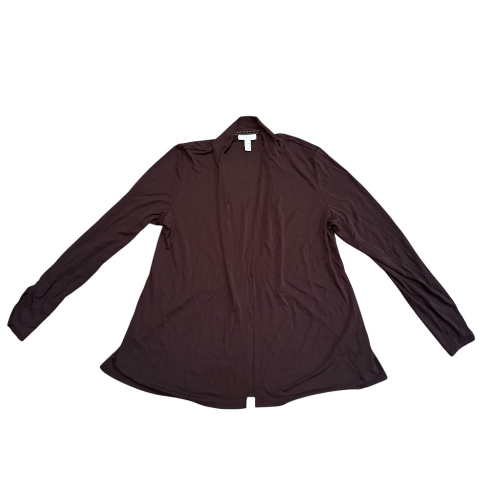 Charter Club Open-Front Lightweight Cardigan – Size L